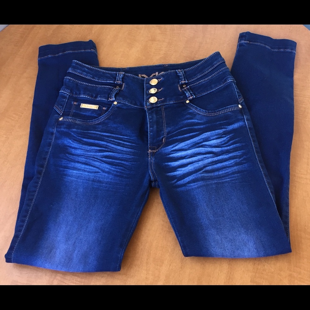 NYK Glamour Blue Skinny Jeans